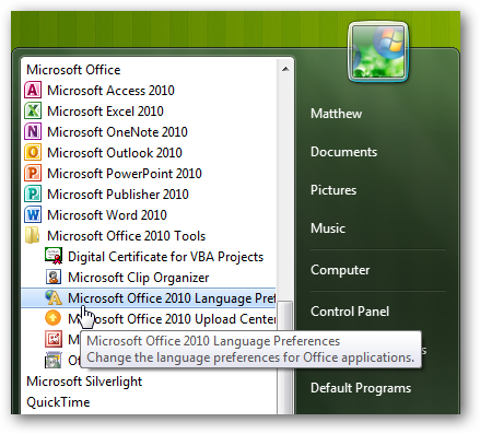 microsoft office proofing tools 2010